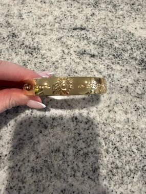 Lilly Pulitzer Gold Sun Motif Bangle Bracelet